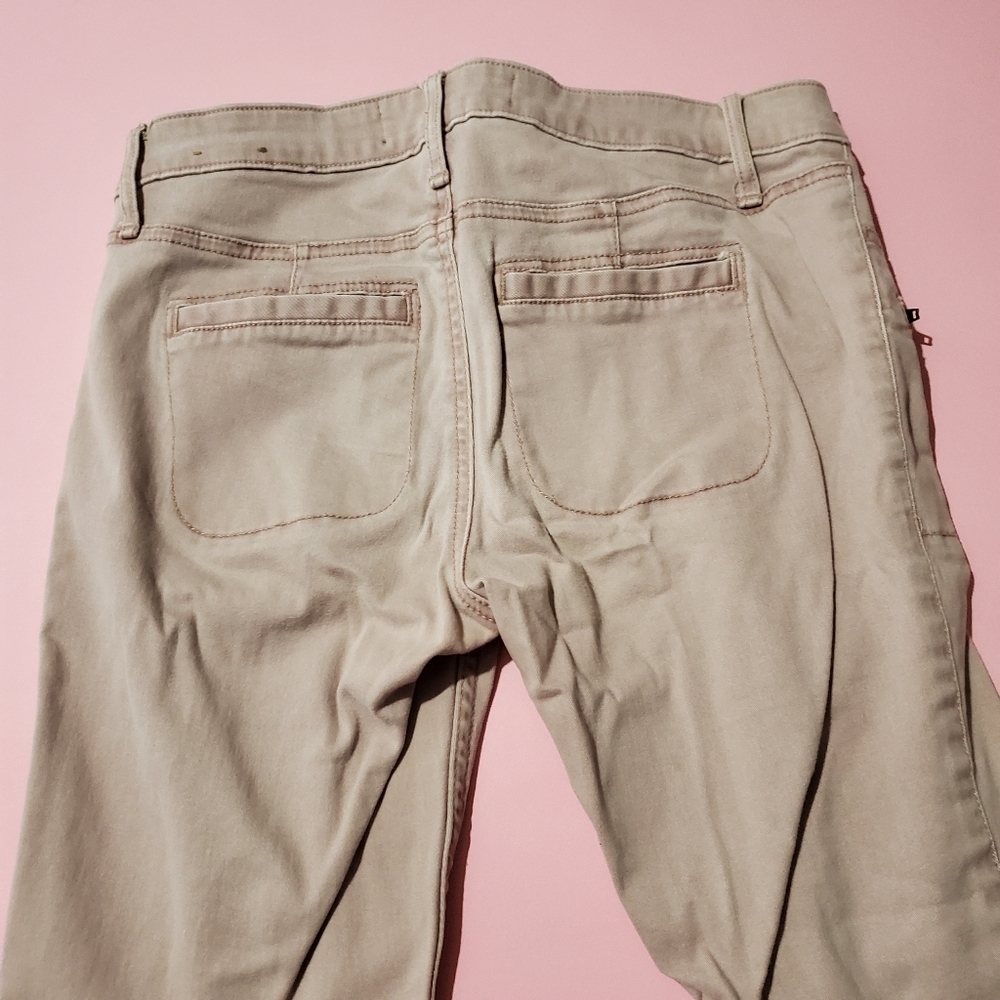 Hollister Khaki Tan Ripped Skinny Pants - Picture 7 of 7
